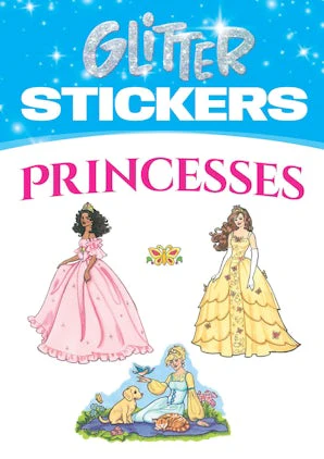 Glitter Princess Stickers
