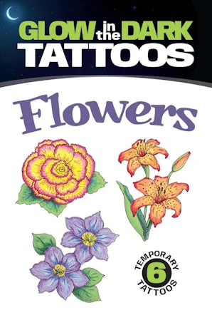Glow-in-the-Dark Tattoos: Flowers