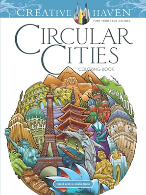 Creative Haven Circular Cities Coloring Book