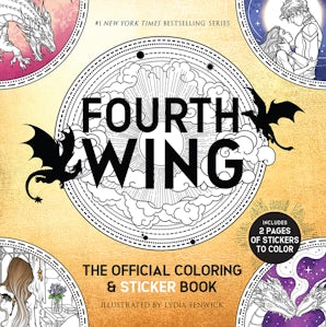 Fourth Wing: The Official Coloring & Sticker Book (Includes 2 Pages of Stickers to Color)